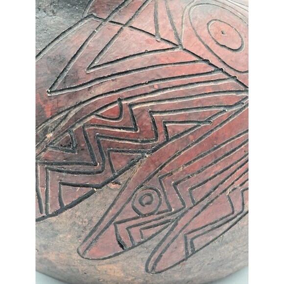 Ernesto Duran Chile Studio Ceramic Folk Art Pottery Bird Figure Vintage‎ Signed - Picture 12 of 14